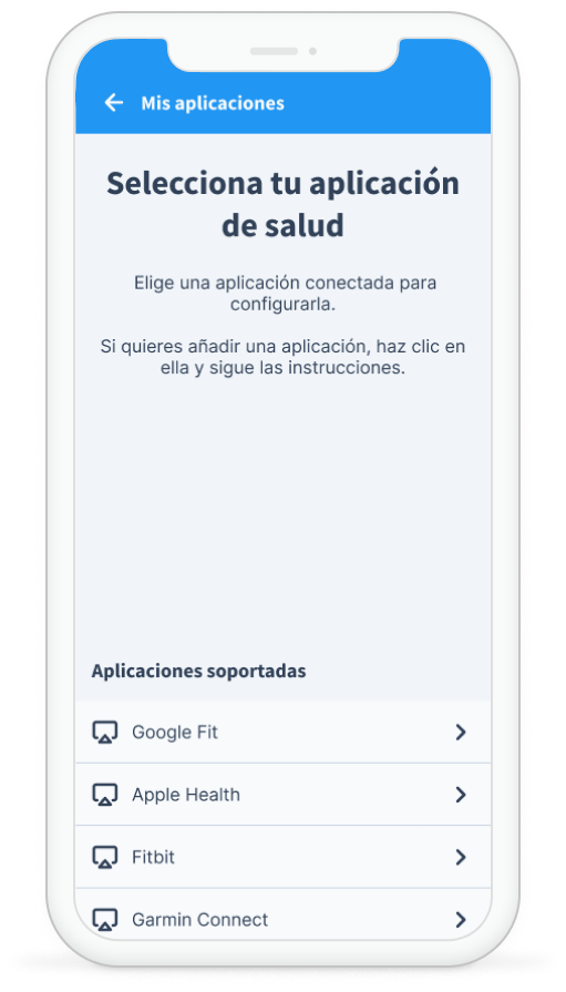Vinculación de Apple Health y Google Fit con la app dabetai